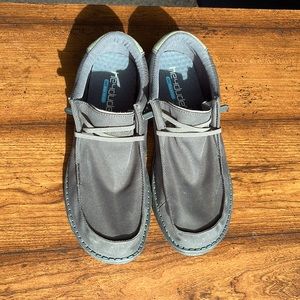 Mens Hey Dude Wally Adventure Shoes: Carbon